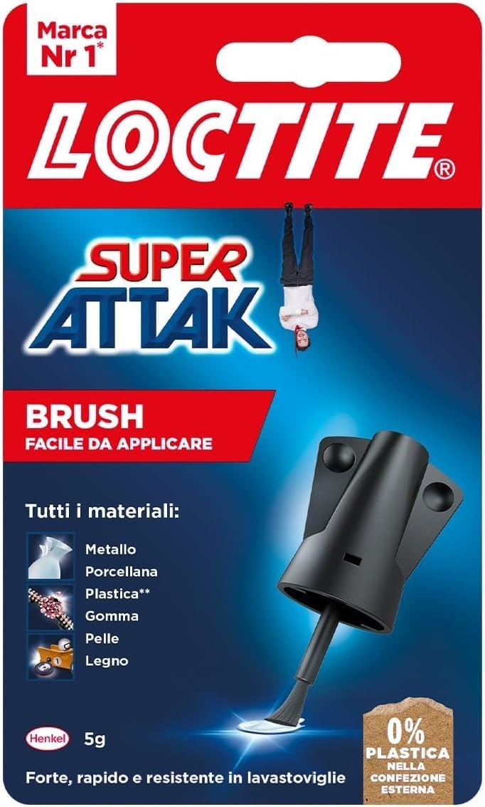 Super Attak Brush colla liquida 5gr Loctite