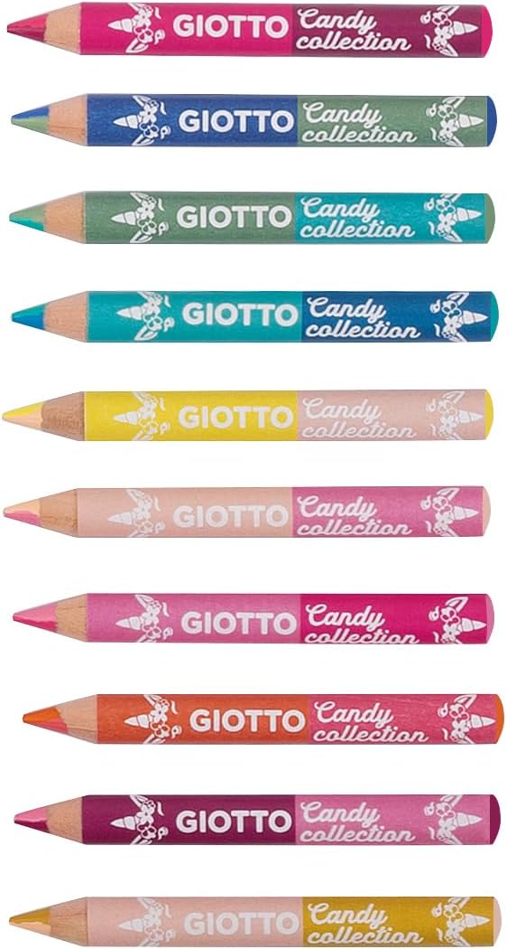 Pastelli bicolor 10pz Candy Collection Giotto