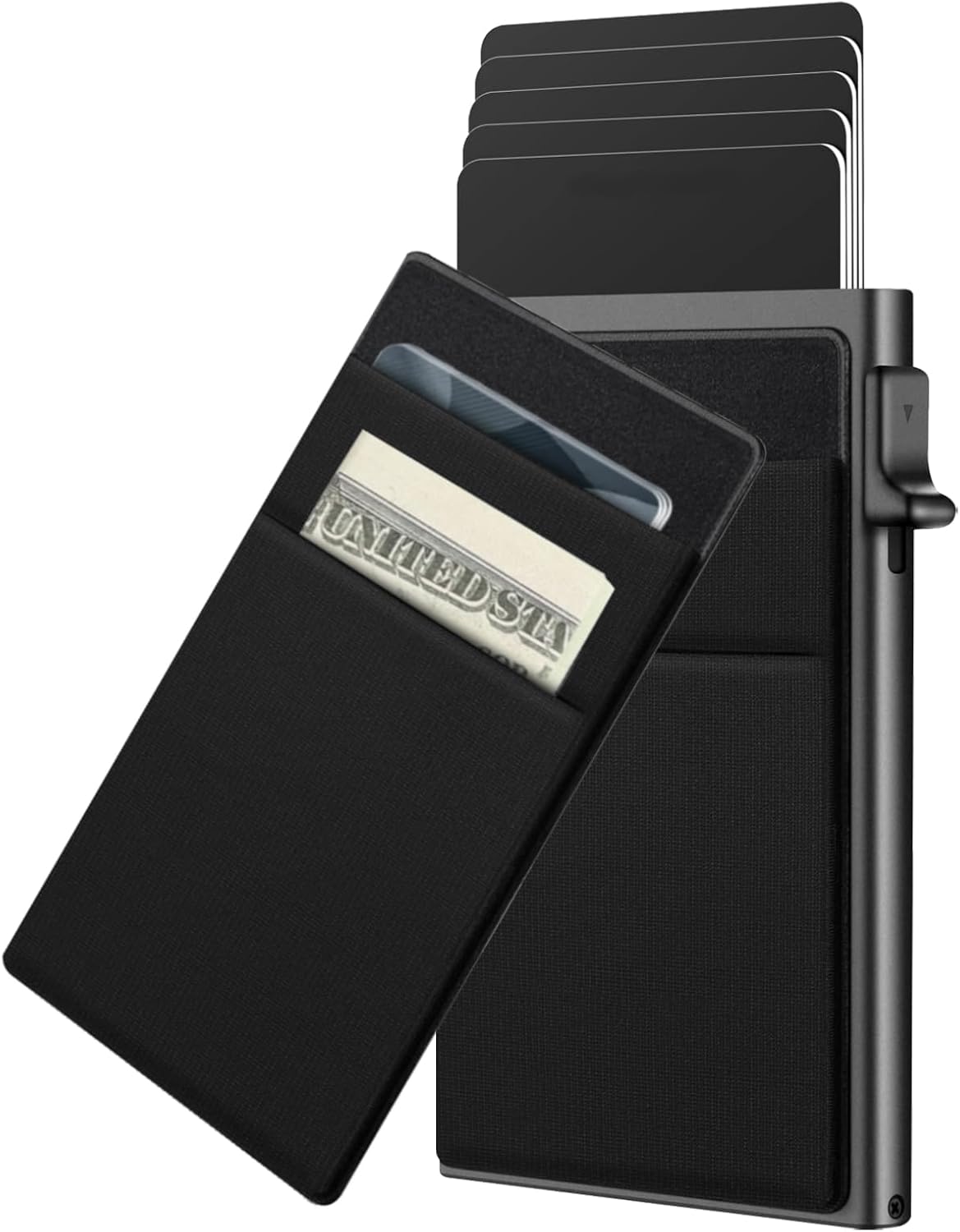 Porta Carte di Credito Uomo con scomparto per contanti