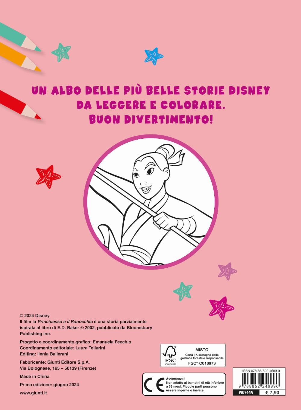 Principesse Disney. Tante storie da colorare e leggere