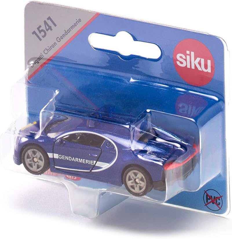 Auto della polizia Bugatti Chiron Siku 1541