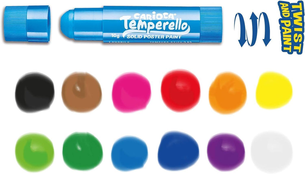 Tempere Stick temperelli 12pz Carioca