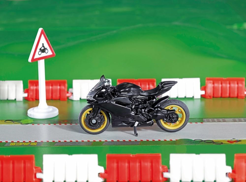 Modellino Moto Ducati Panigale con Pista Siku 1601