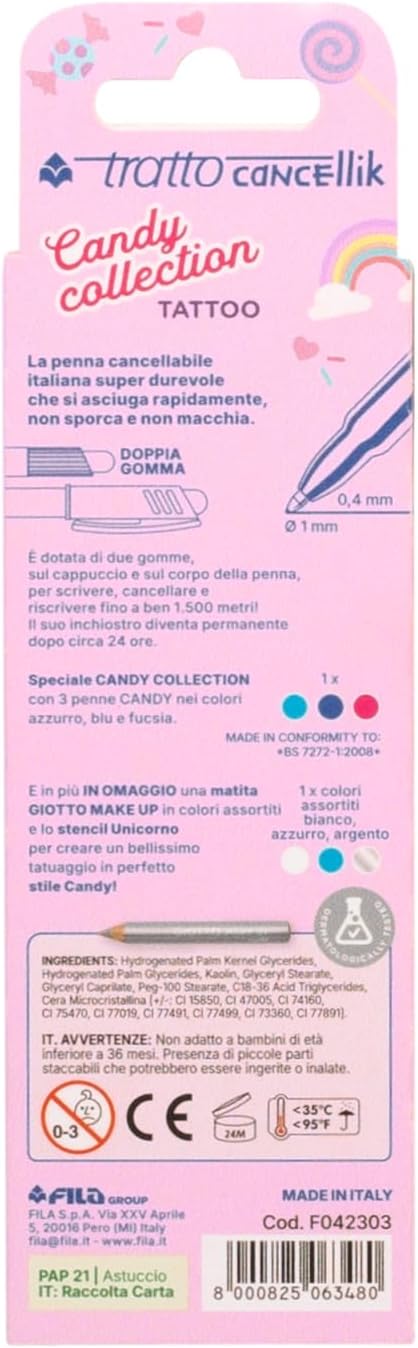 Tratto cancellik e make Up Candy Collection Giotto