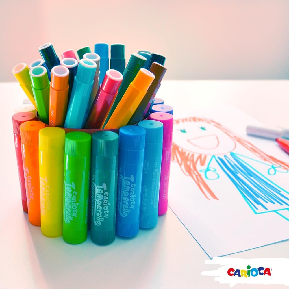 Tempere Stick temperelli 12pz Carioca