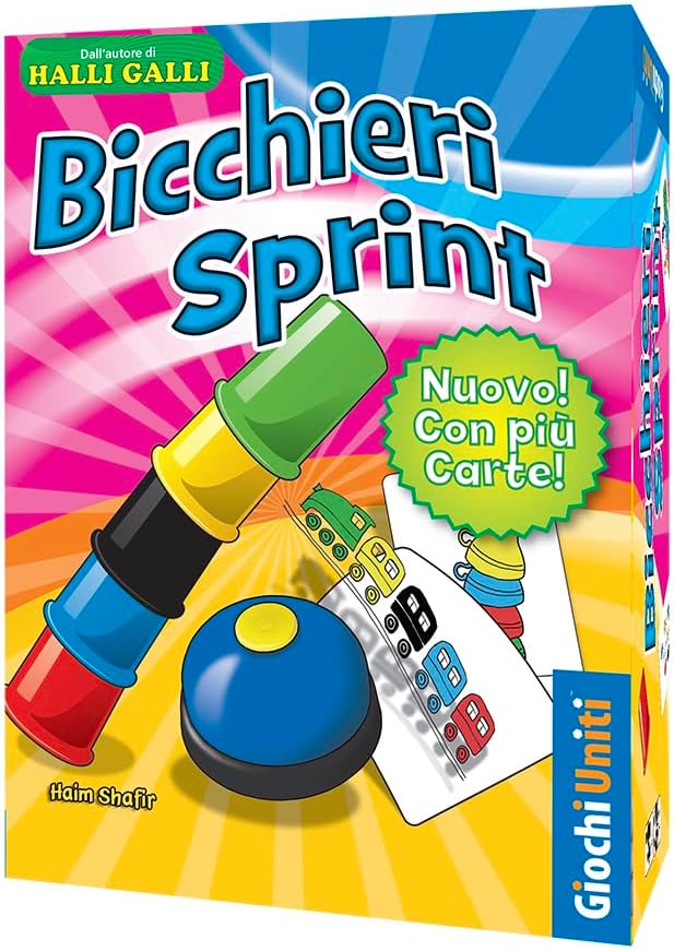 Bicchieri Sprint Gioco di Società Giochi Uniti