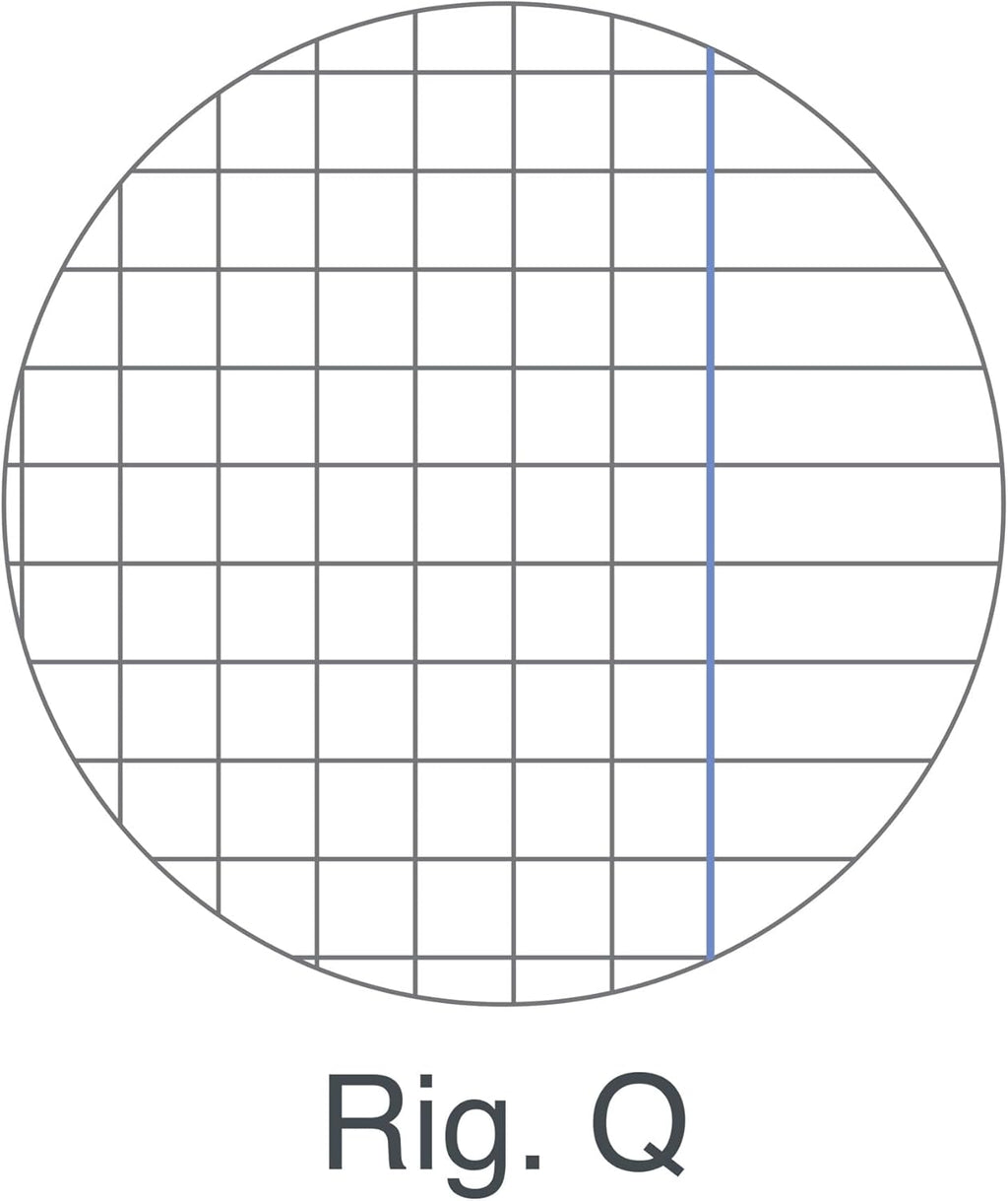 Ricambi Rinforzati A4 quadretti 5mm con margine 100gr