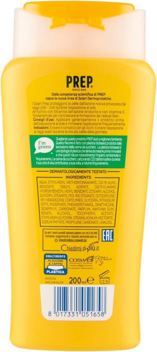 Crema Solare FP30 200ml Prep