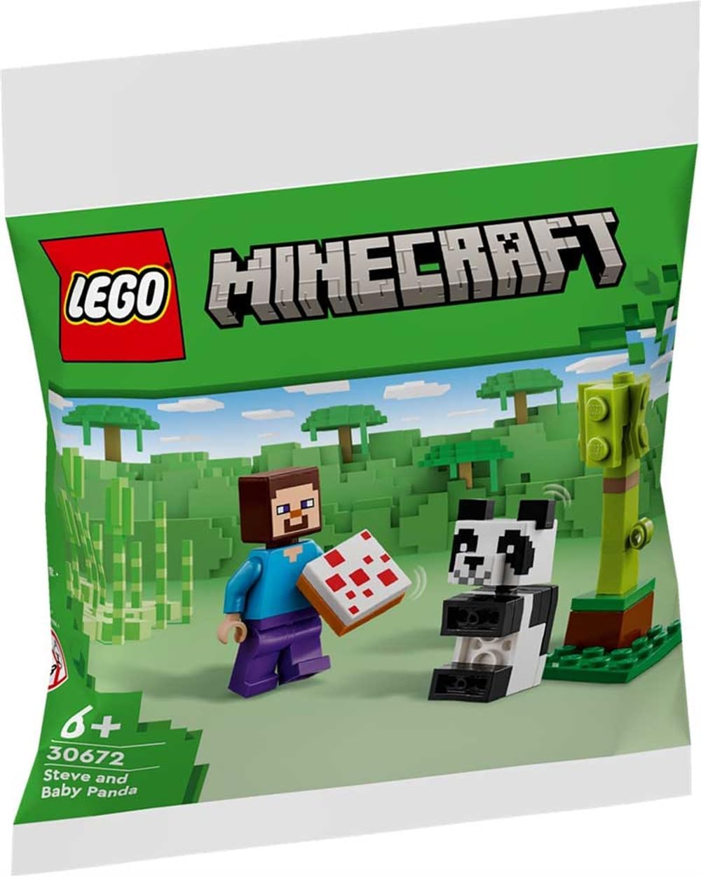 Lego Minecraft 30672 Steve e Baby Panda
