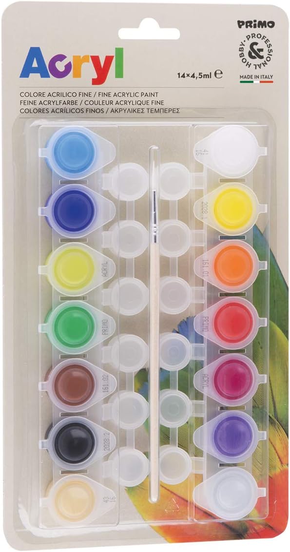 Colore Acrilico Fine 14pz Primo