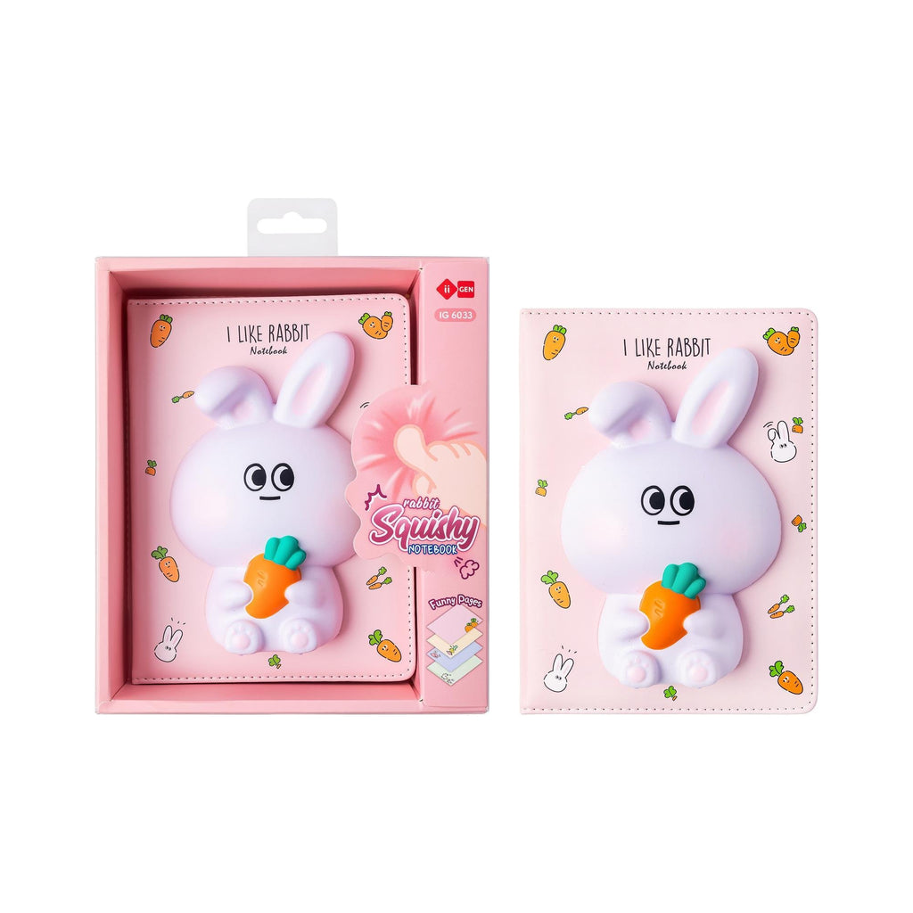 Squishy Notebook 128fogli Coniglio
