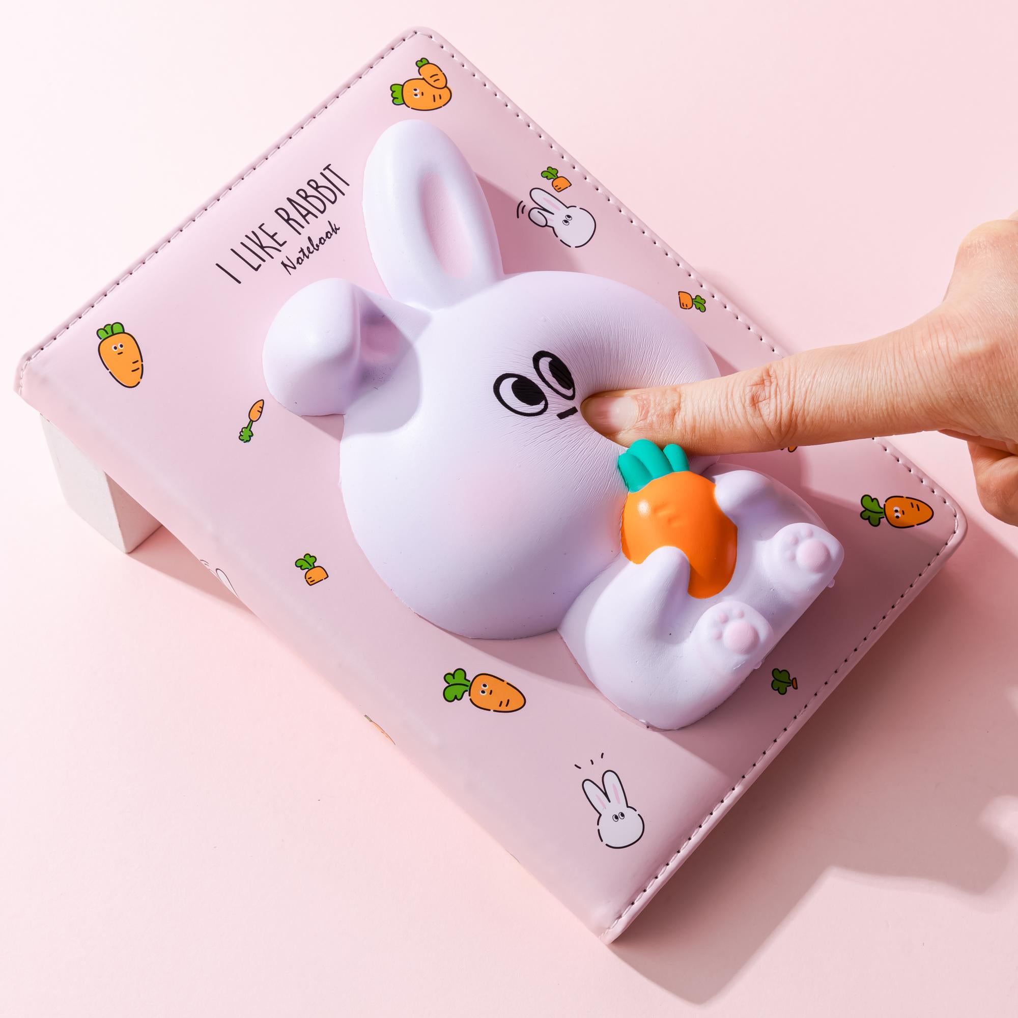 Squishy Notebook 128fogli Coniglio