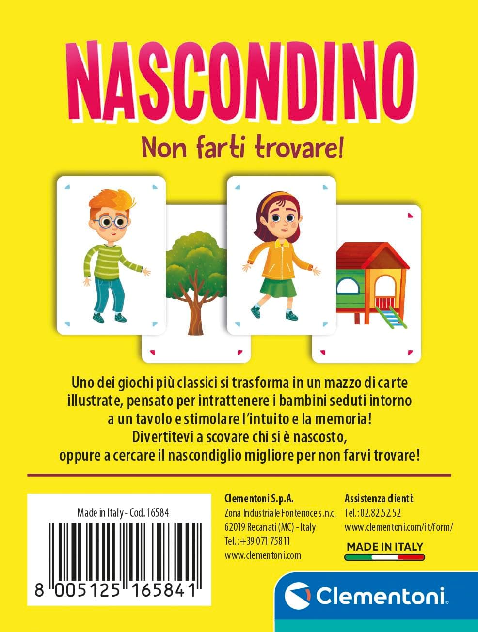 Nascondino Gioco di Carte Clementoni