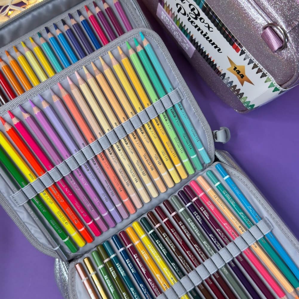 Art Box Skylinecolor Premium con Tracolla da 144pz Tinta Unita