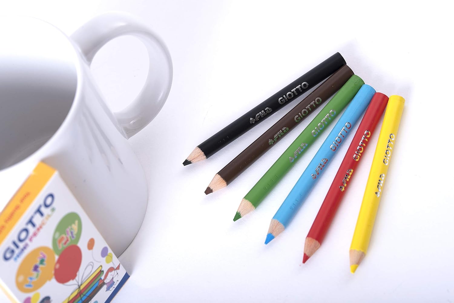 Party Set Mini Pencils, 10 astucci da 6 mini matite Giotto