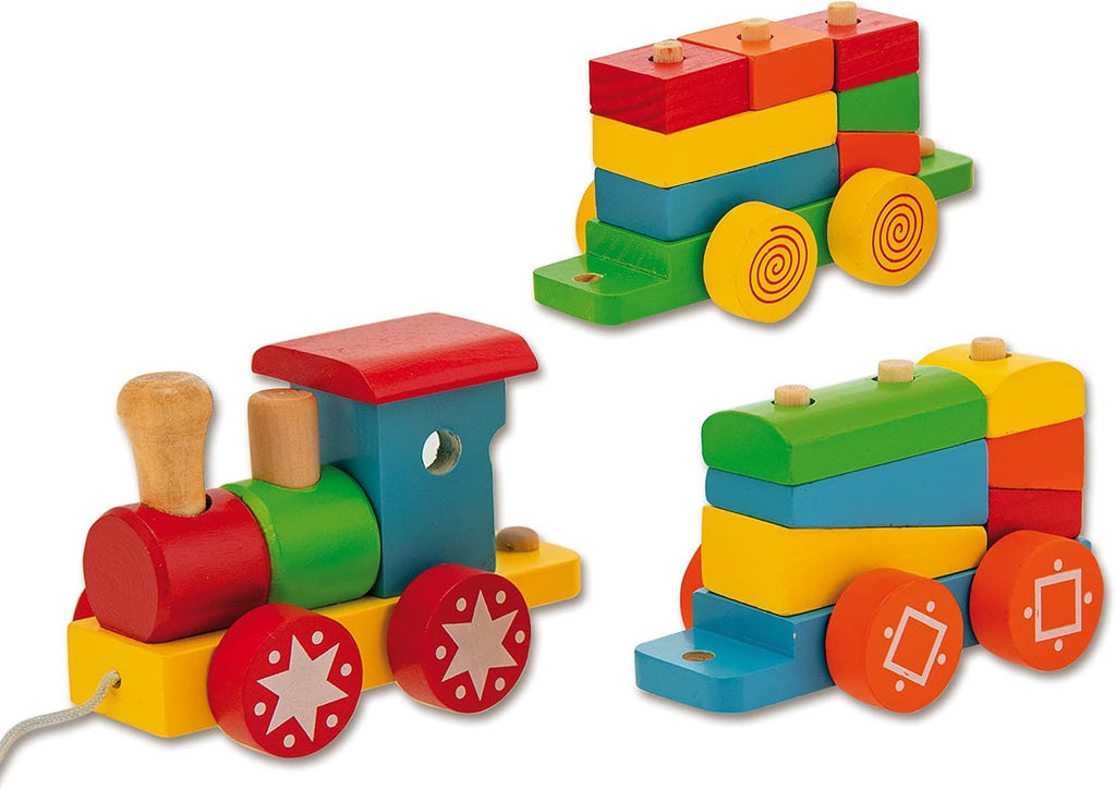 Trenino Puzzle in Legno Teorema