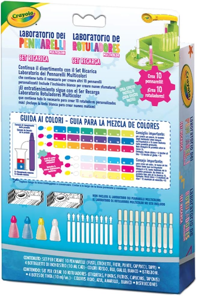 Set Ricarica Laboratorio dei Pennarelli Crayola