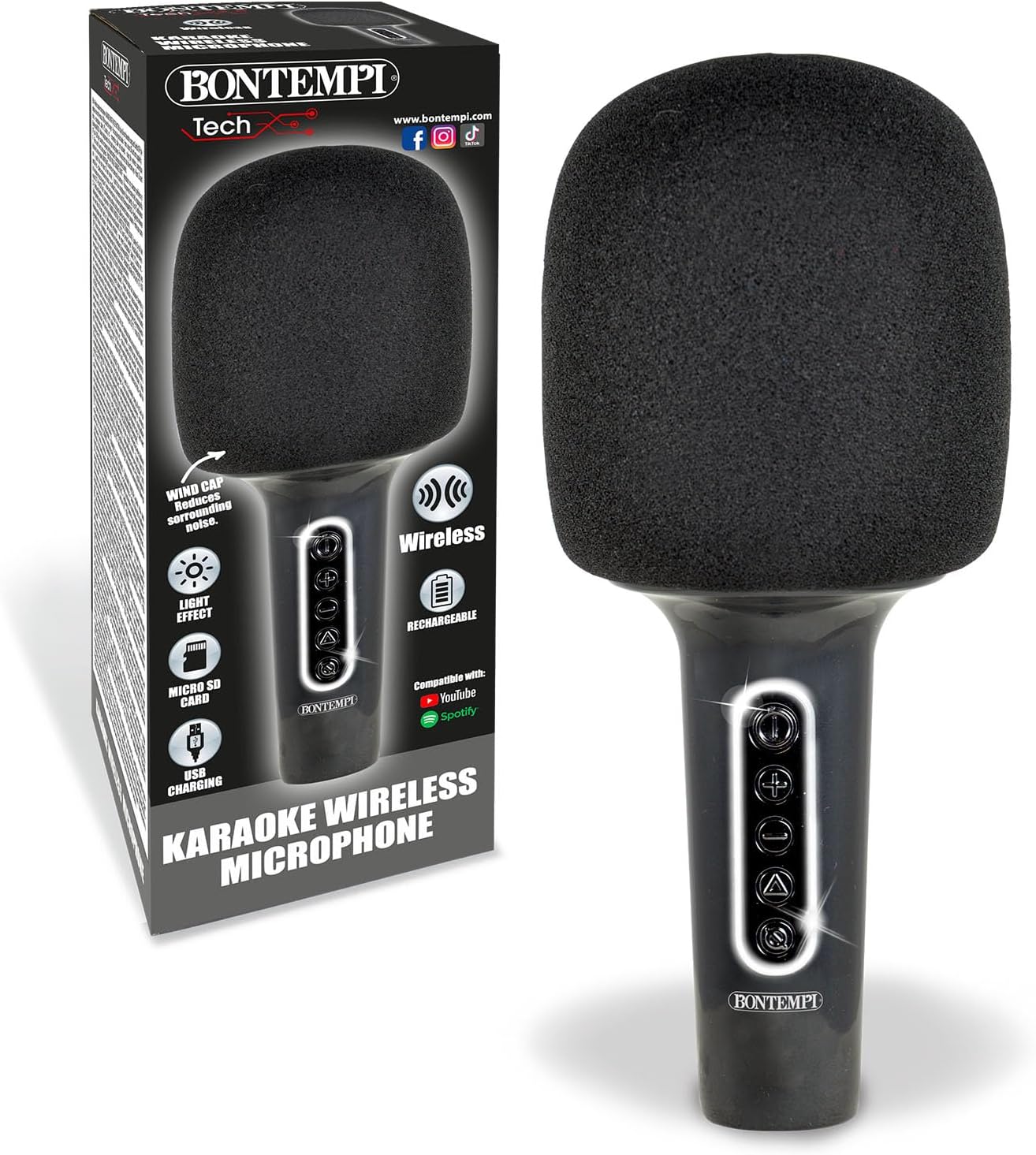 Microfono Karaoke Wireless Bontempi