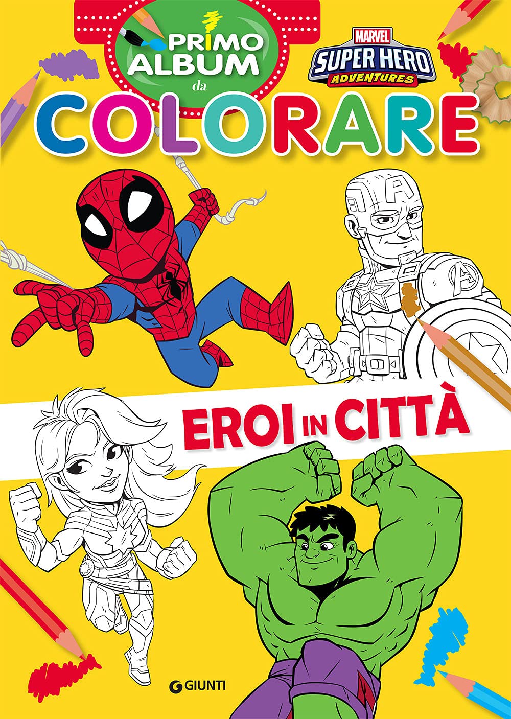 Eroi in città. Marvel Super Hero Adventures. Primo album da colorare. Ediz. a color