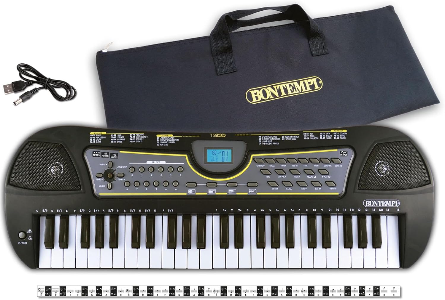 MelodyTouch Tastiera Digitale a 49tasti Bontempi