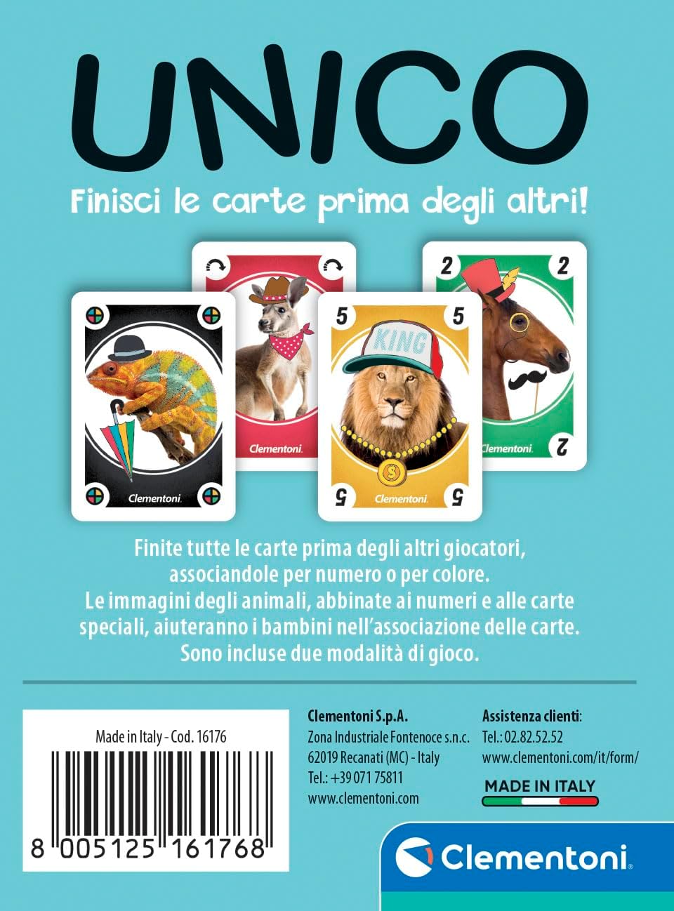 Mazzo di Carte Unico per Bambini Clementoni