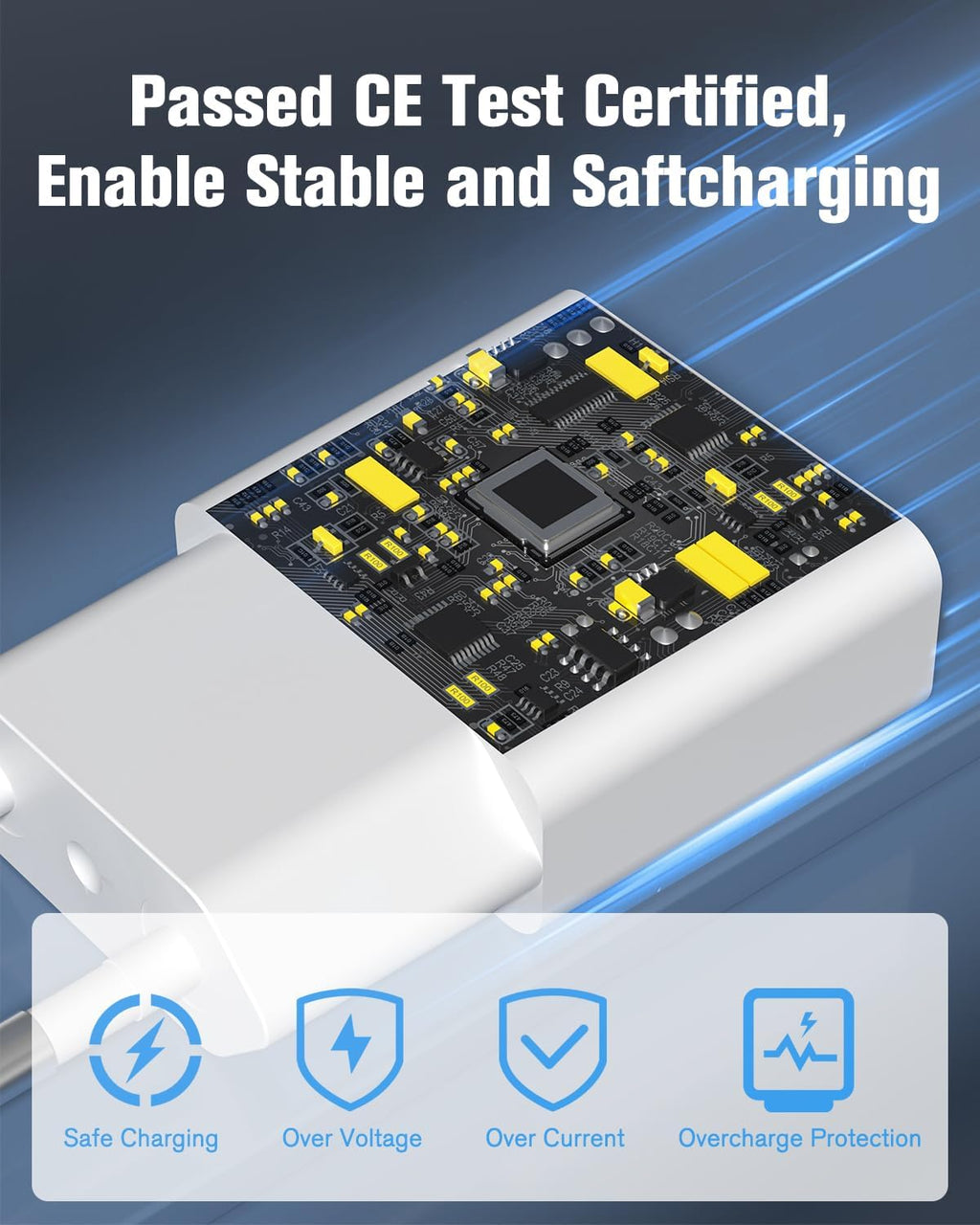 Caricatore Muro USB 5V 1A 2Porte USB C + A Schitec