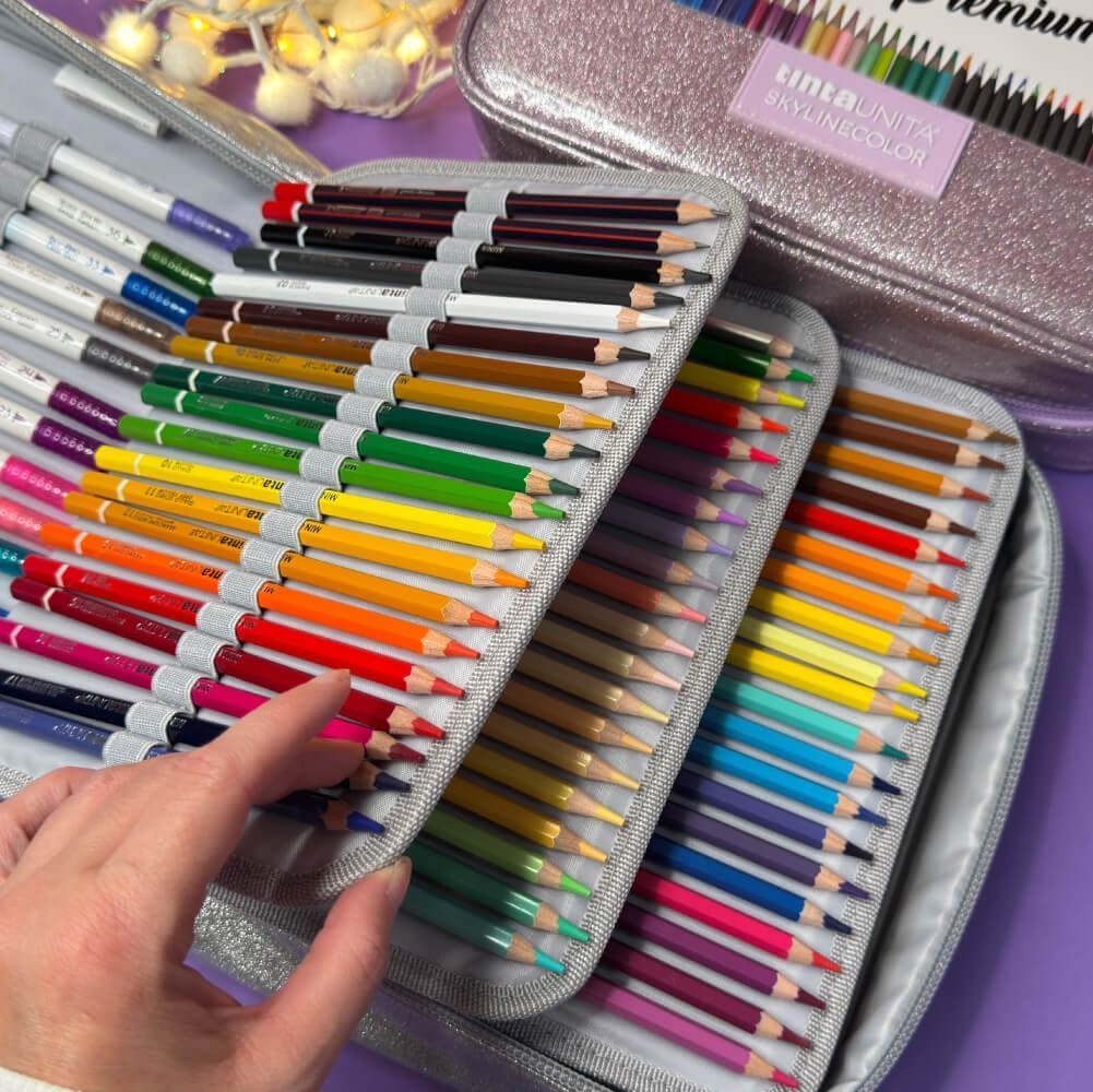 Art Box Skylinecolor Premium con Tracolla da 144pz Tinta Unita