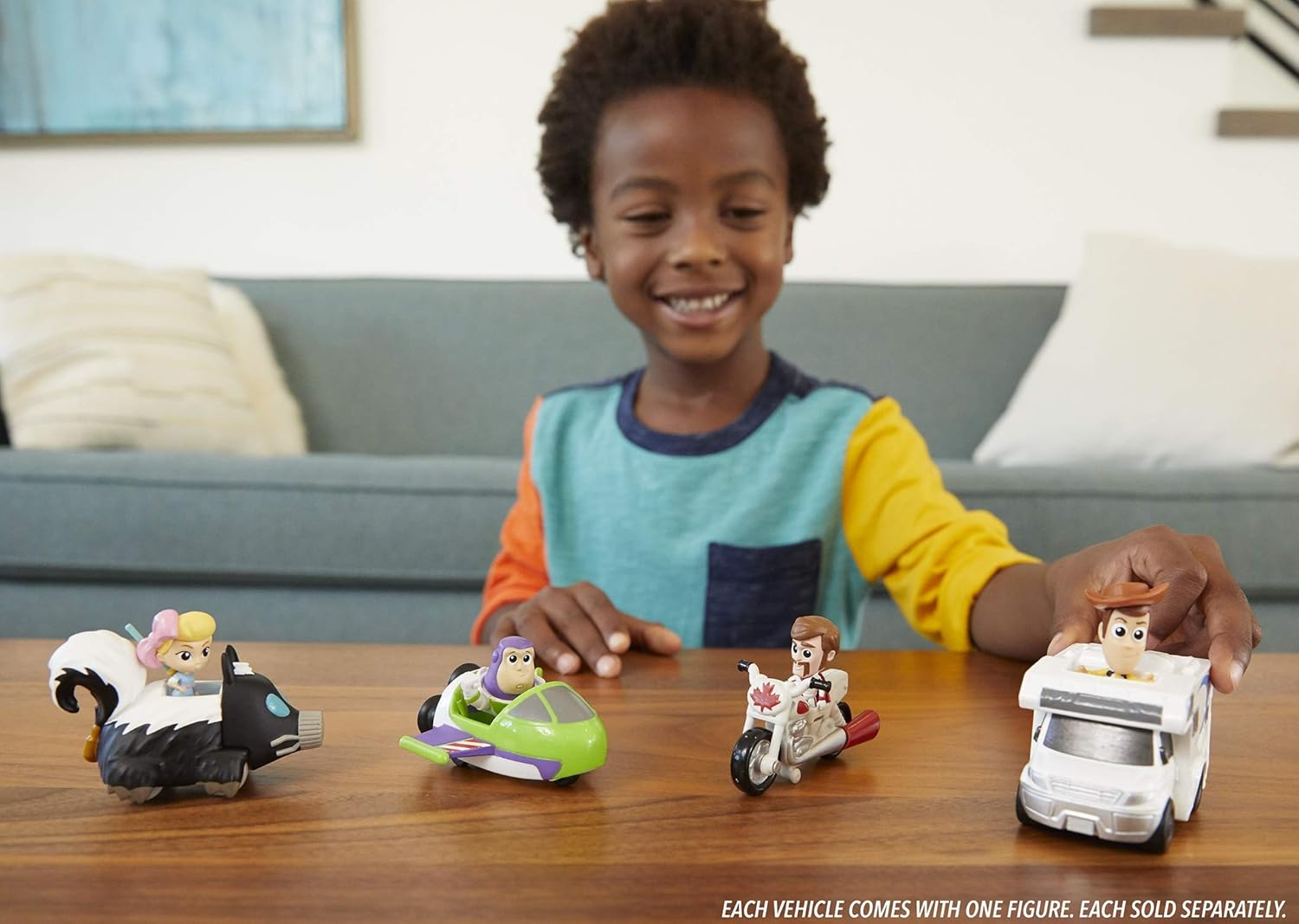 Toy Story 4 Mini Bo Peep e Skunkmobile Disney Pixar