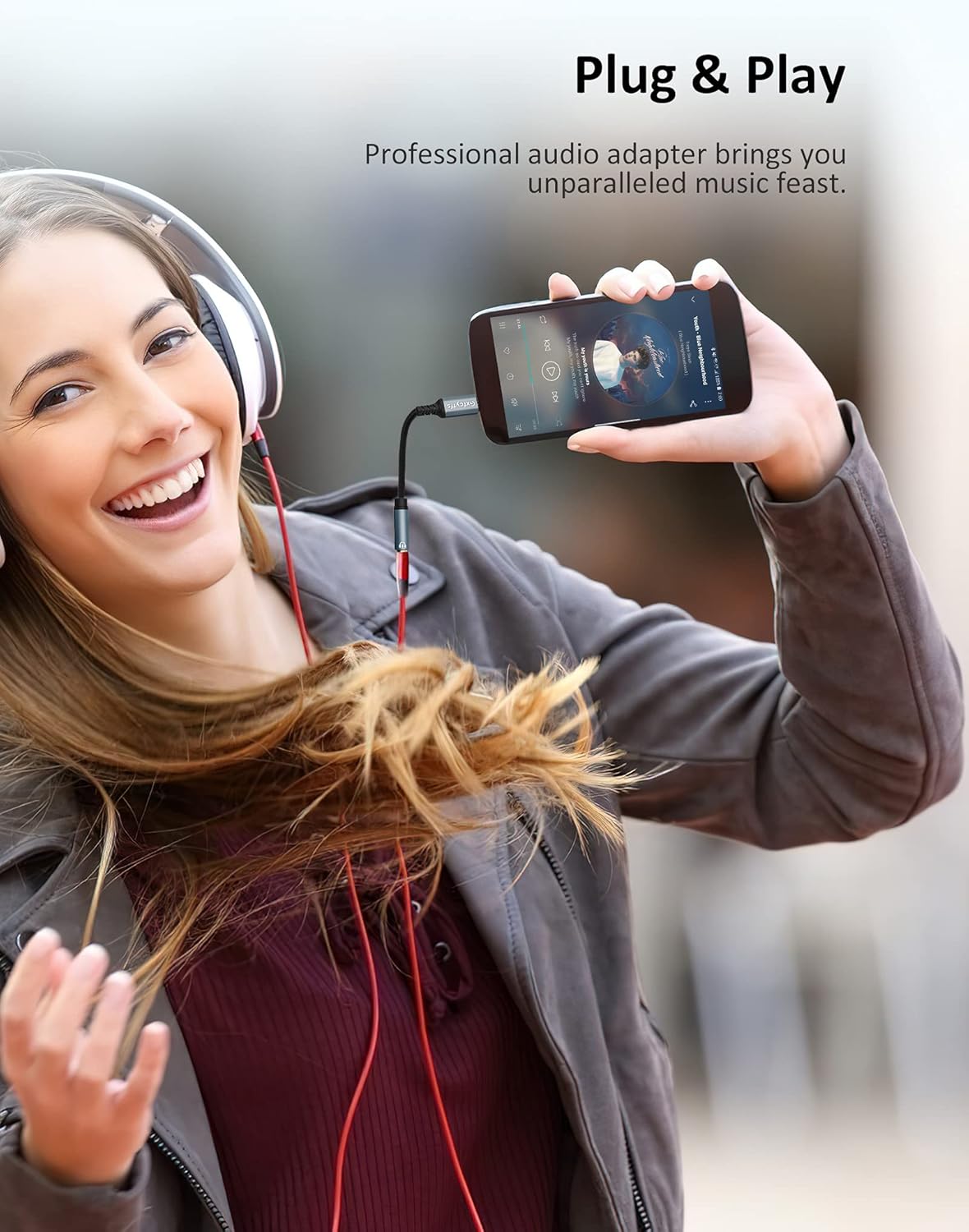 Adattatore USB C Jack 3,5mm