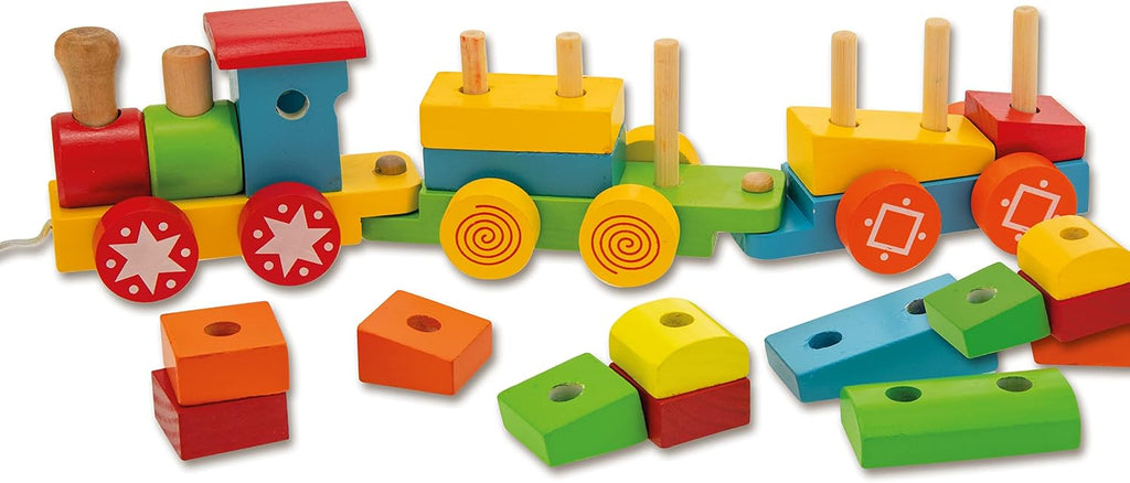 Trenino Puzzle in Legno Teorema