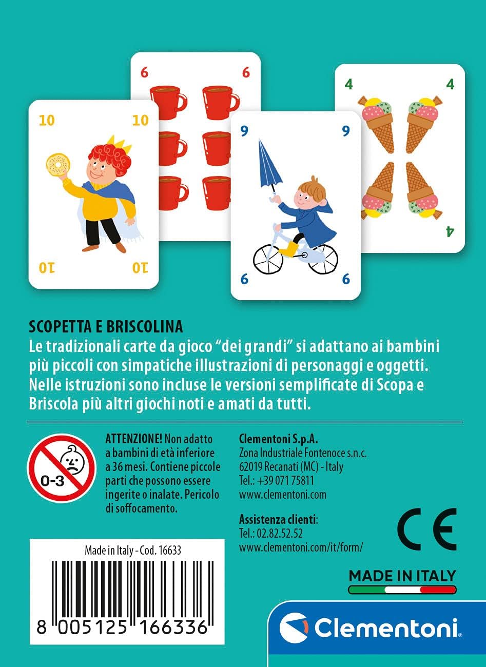Carte Scopetta e Briscolina Clementoni