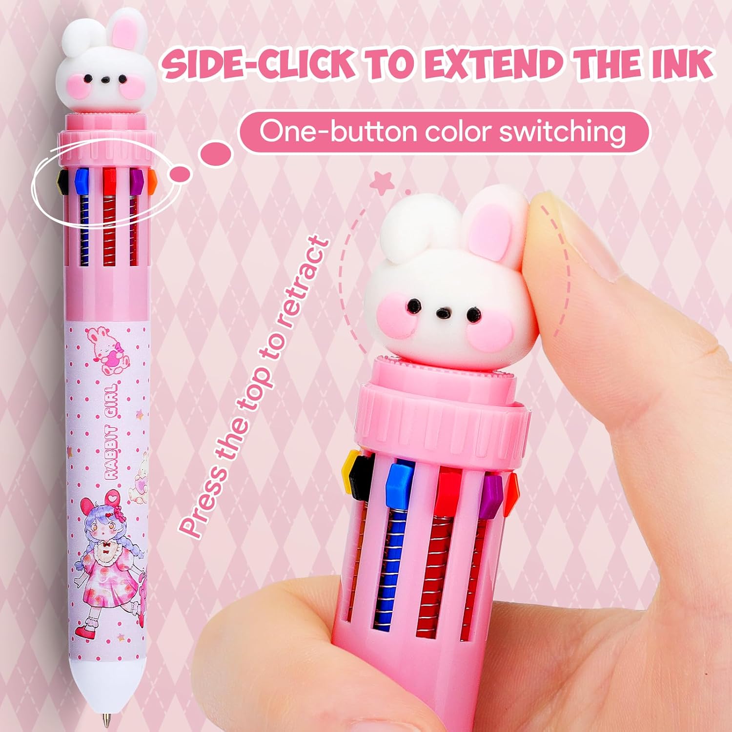 Penna Sfera 10 colori in 1 Multicolor