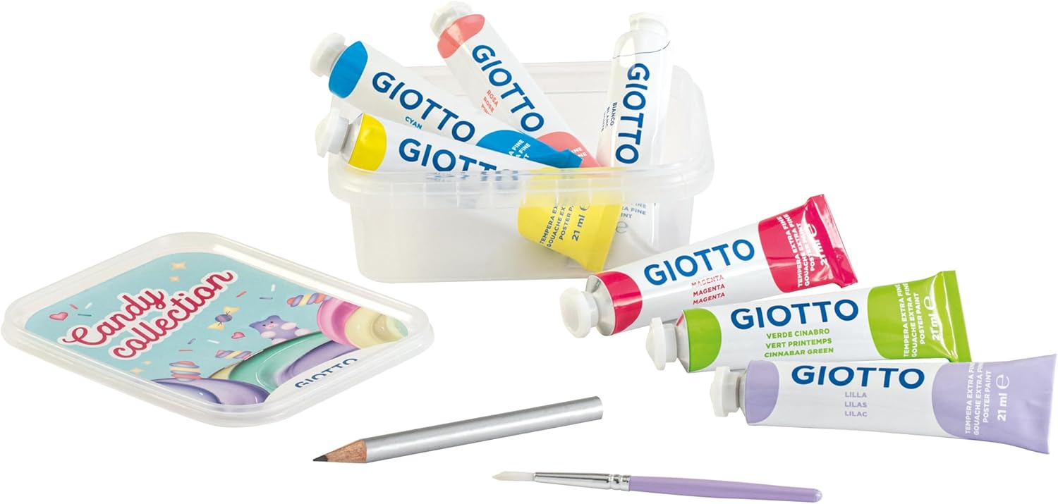 Tempere 7pz Candy Collection Giotto