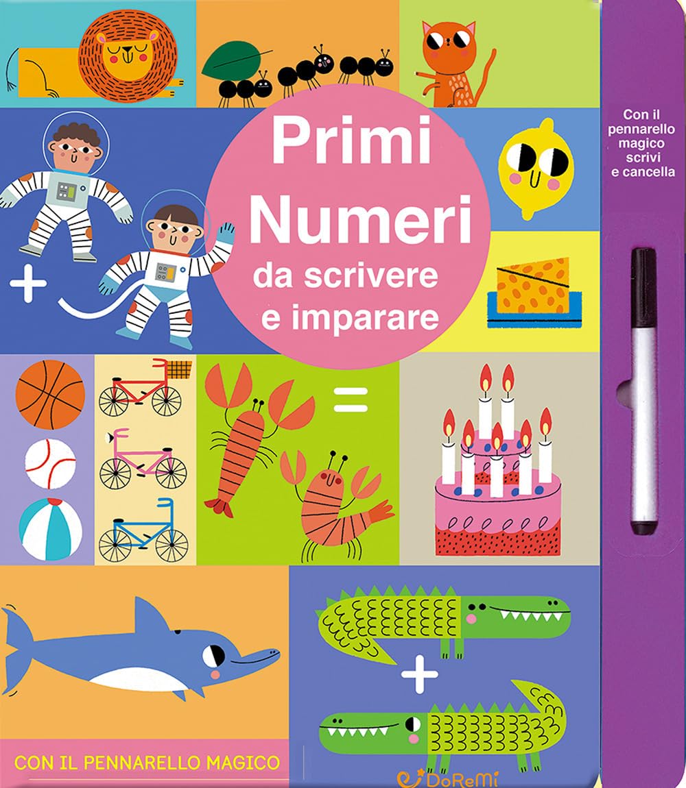 Primi numeri da scrivere e imparare. Ediz. a colori. Con pennarello magico - Toni Stemp