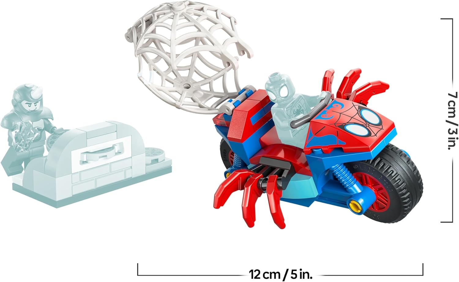 Lego Marvel 11206 Spidey sulla moto contro Rhino