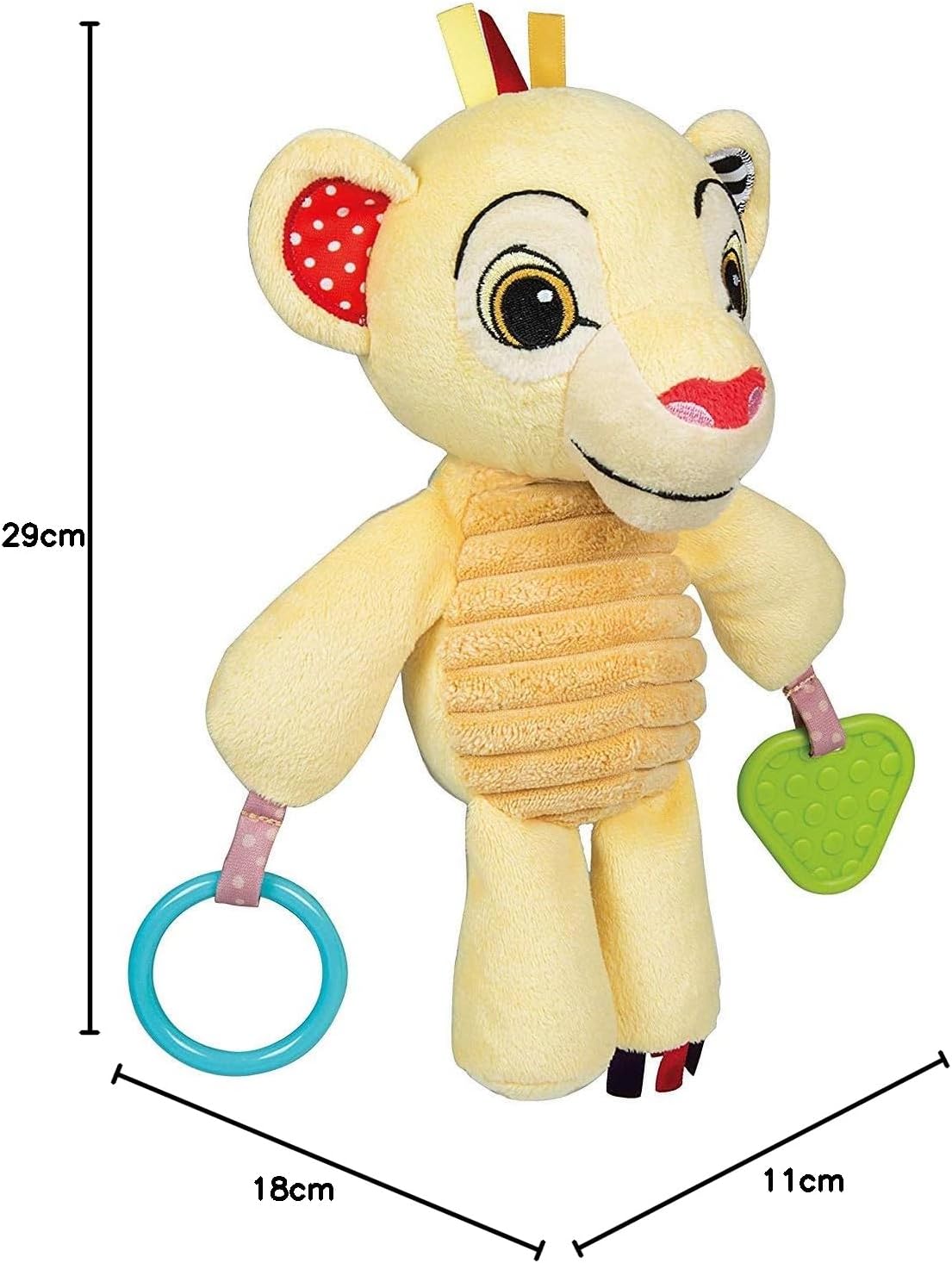 Disney baby Peluche Re Leone Clementoni