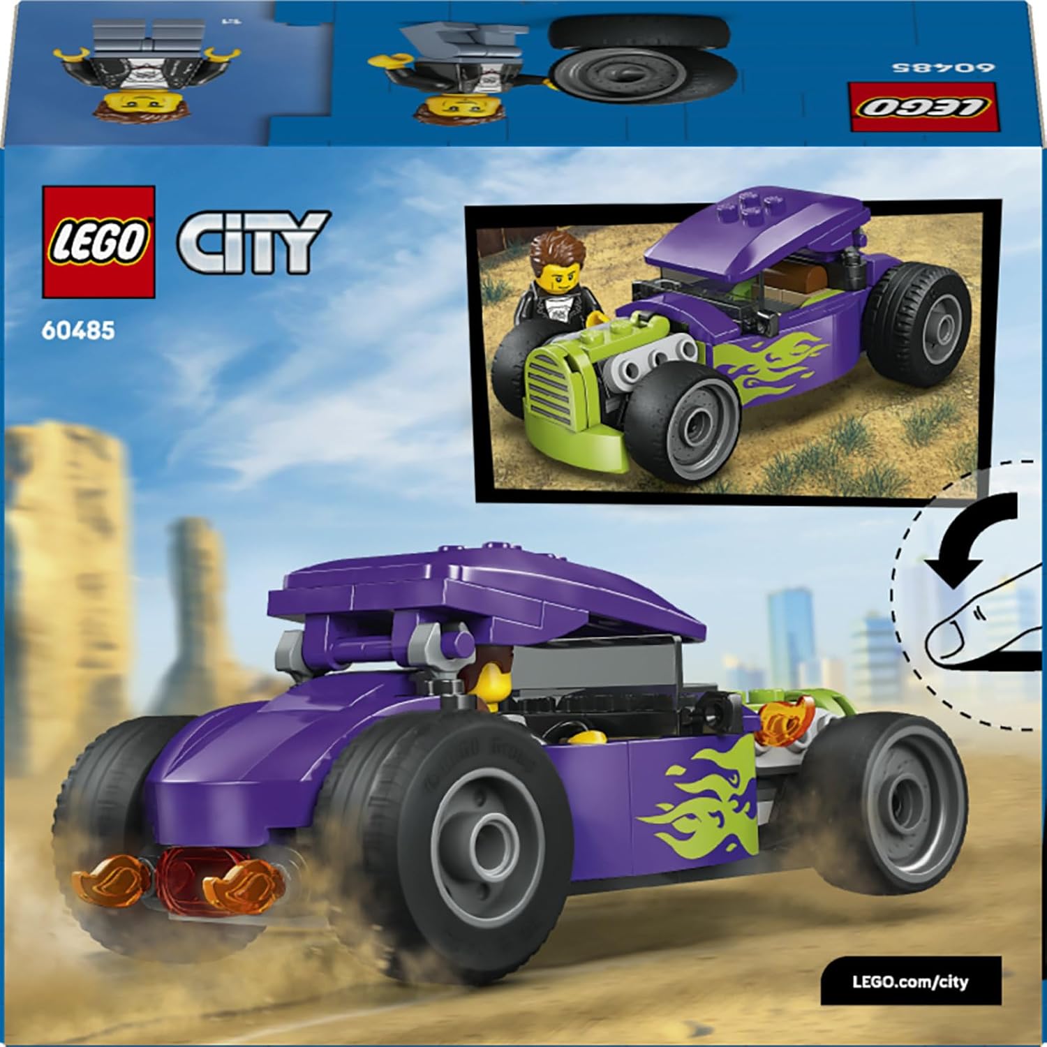 Lego City 60485 Hot Rod Race Car