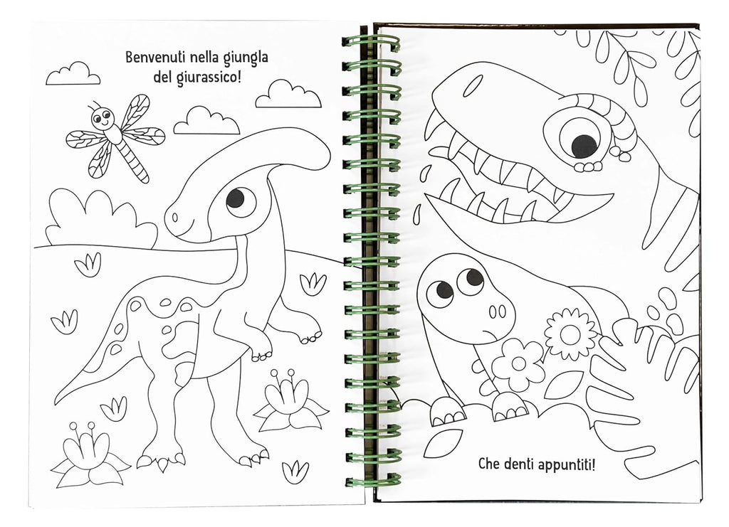 Dinosauri. Amo i Cristalli. Con 2000 adesivi. Ediz. a colori -