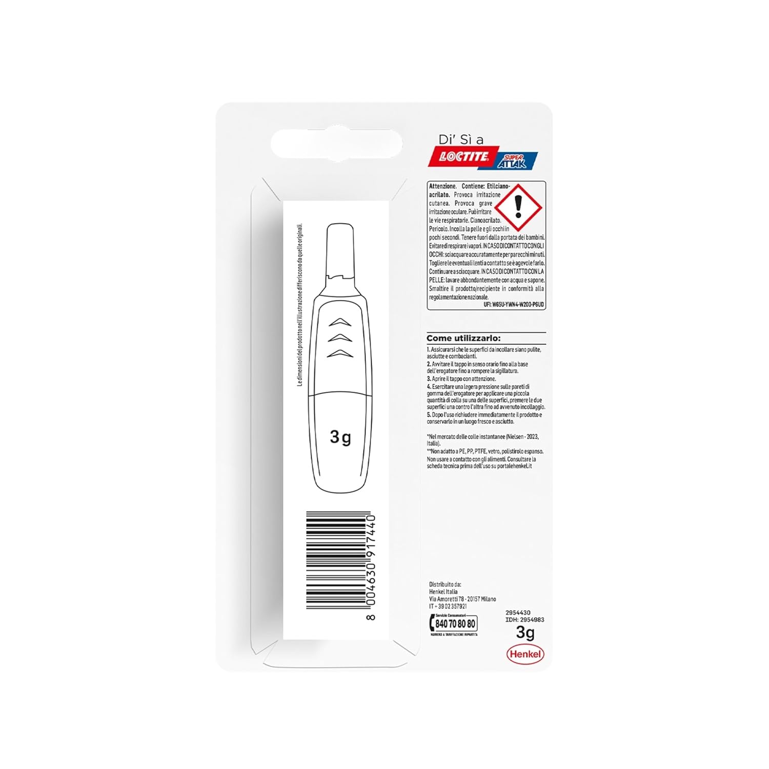 Super Attak Creative colla liquida con penna 3gr Loctite