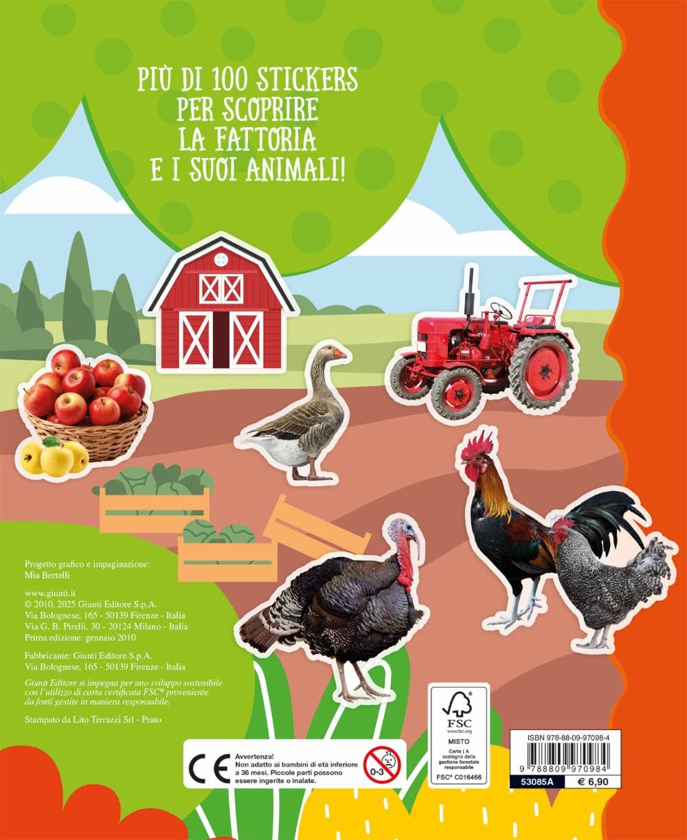 La fattoria. Super stickers. Ediz. a colori