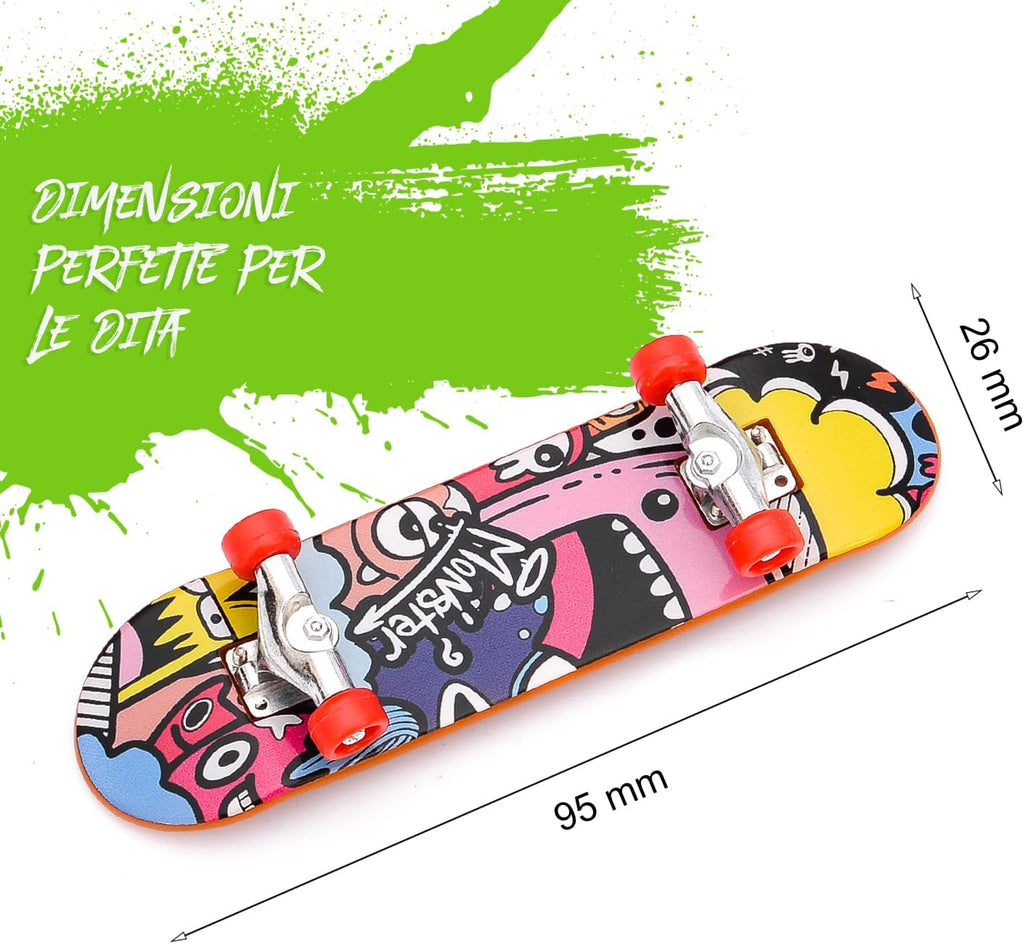 Mini Skateboard da Dita 9,5 x 2,6 cm Magicat