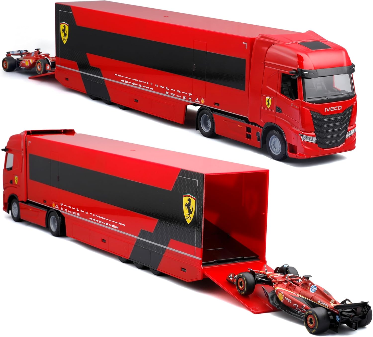 Iveco S-Way 570 Racing con Ferrari SF-24#16 Leclerc Burago