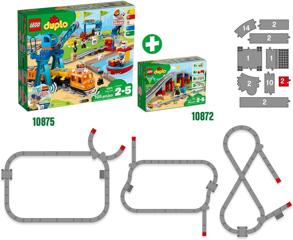 Lego Duplo 10872 ponte e binari ferroviari