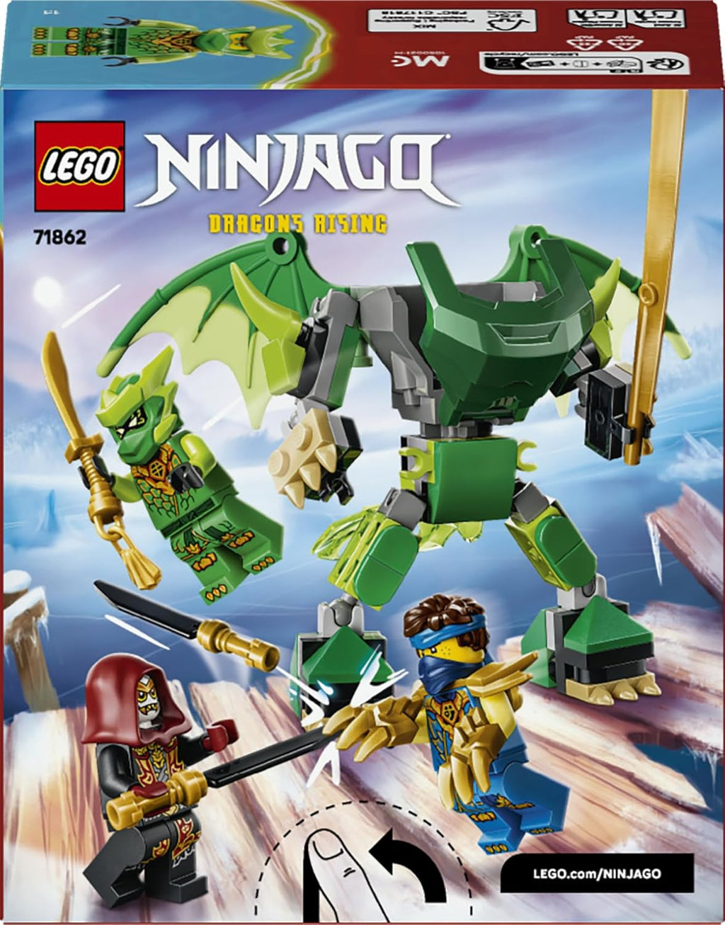 Lego Ninjago 71862 Battle Pack Mech Drago di Lloyd