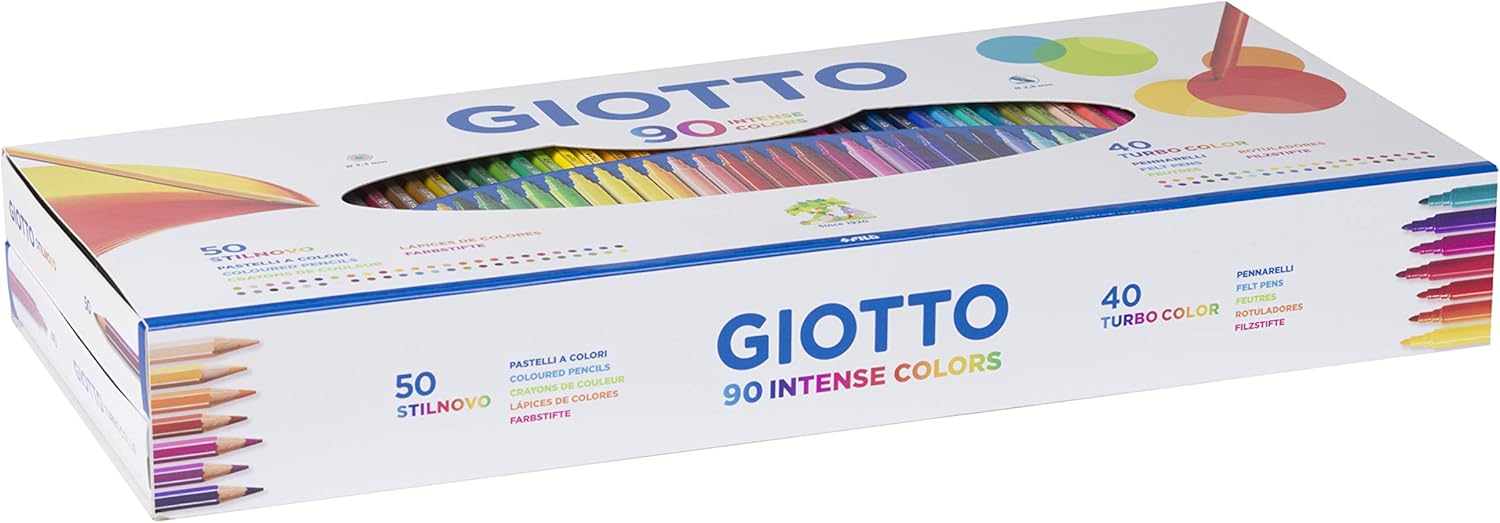 50 matite Stilnovo + 40 pennarelli Turbocolor Giotto