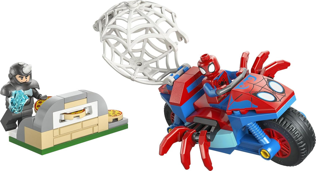 Lego Marvel 11206 Spidey sulla moto contro Rhino