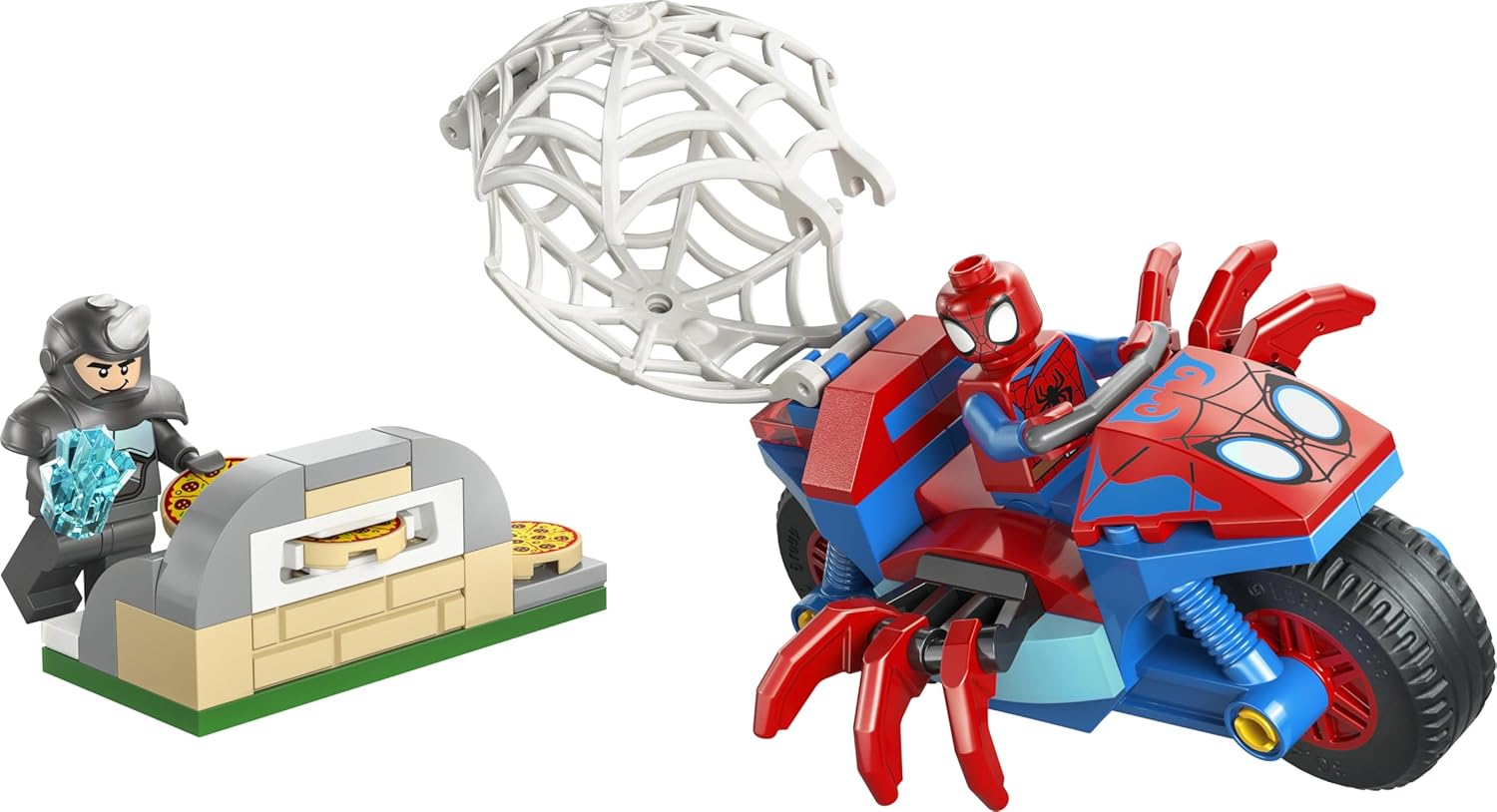 Lego Marvel 11206 Spidey sulla moto contro Rhino