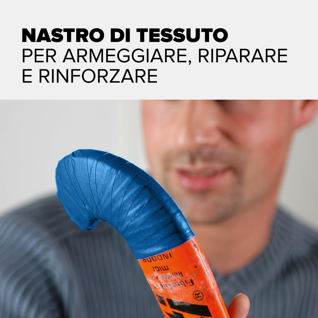Nastro Adesivo Telato 19mmx2,7mt blu Tesa