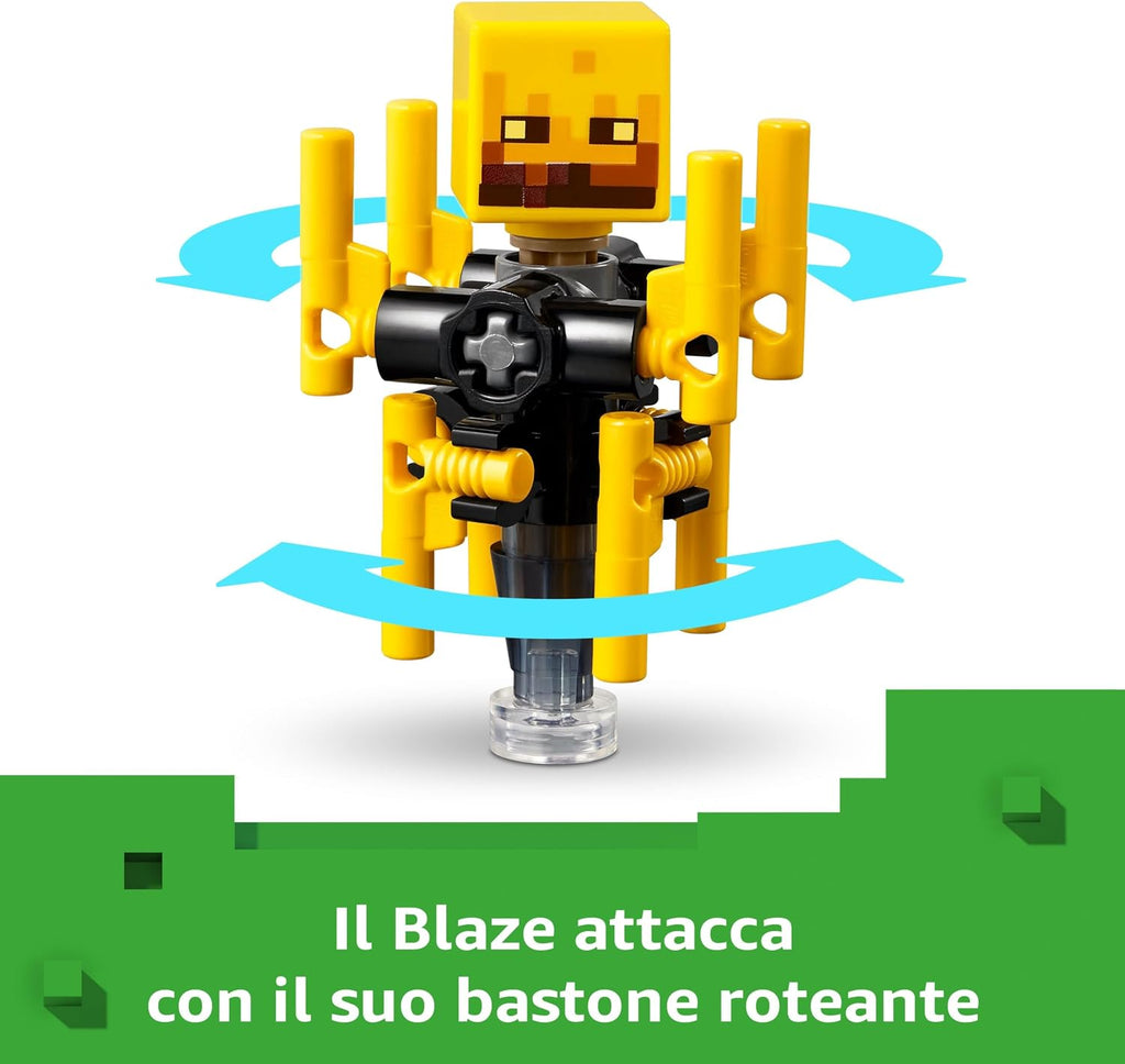 Lego 21266 Minecraft Battaglia nella lava del Nether