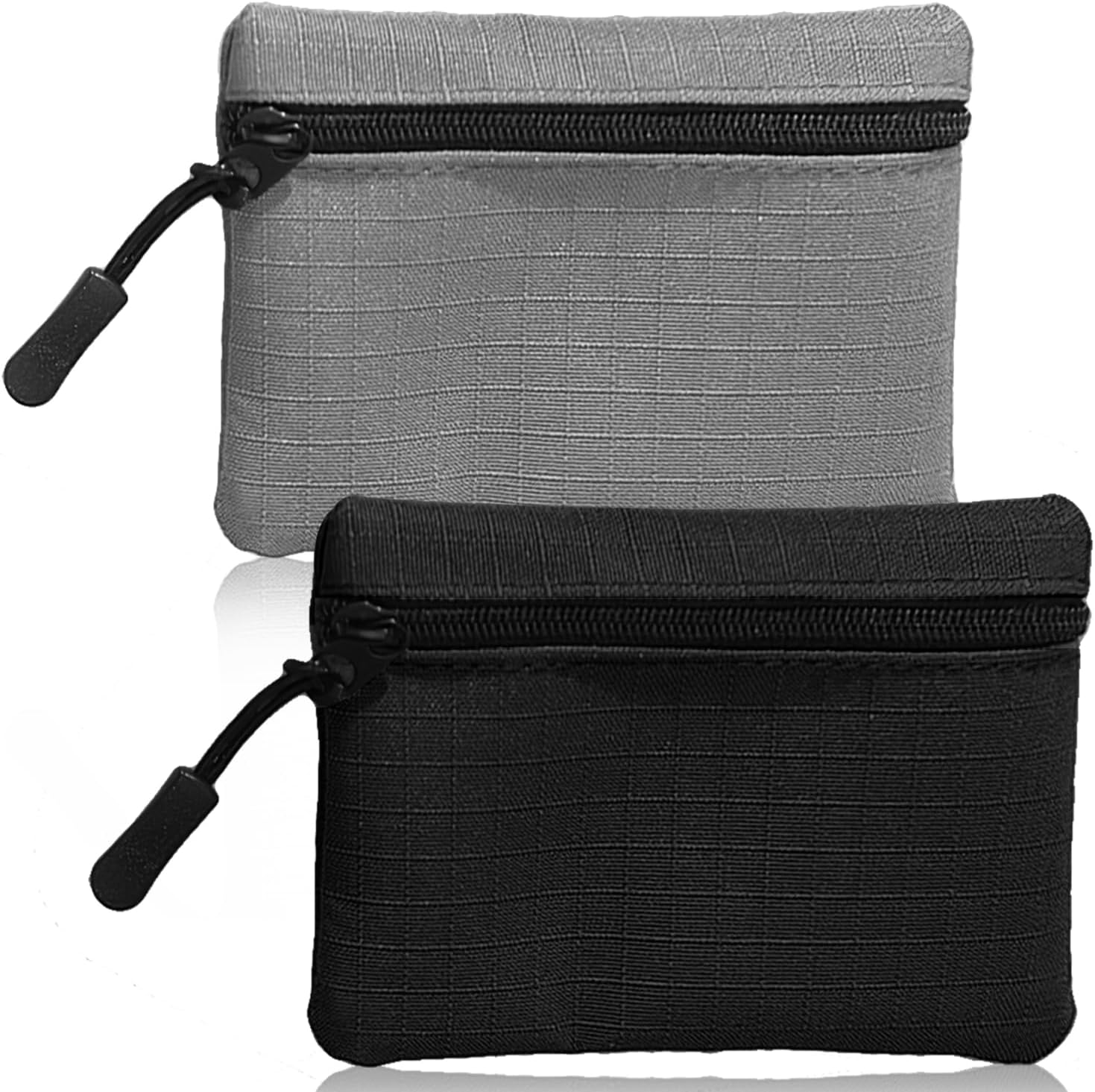 Portamonete con Cerniera Tessuto Oxford